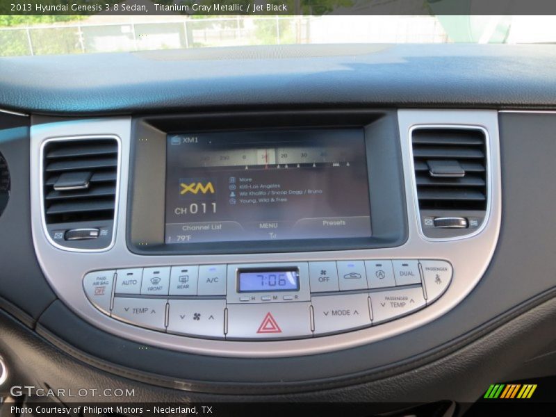 Titanium Gray Metallic / Jet Black 2013 Hyundai Genesis 3.8 Sedan