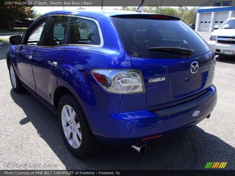 Electric Blue Mica / Black 2007 Mazda CX-7 Sport