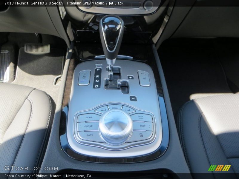 Titanium Gray Metallic / Jet Black 2013 Hyundai Genesis 3.8 Sedan