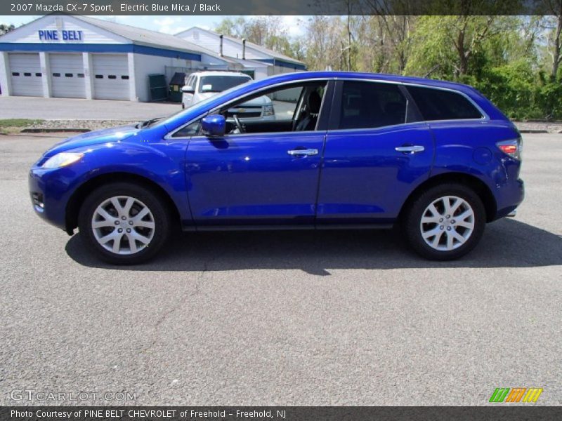 Electric Blue Mica / Black 2007 Mazda CX-7 Sport