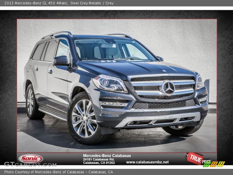 Steel Grey Metallic / Grey 2013 Mercedes-Benz GL 450 4Matic