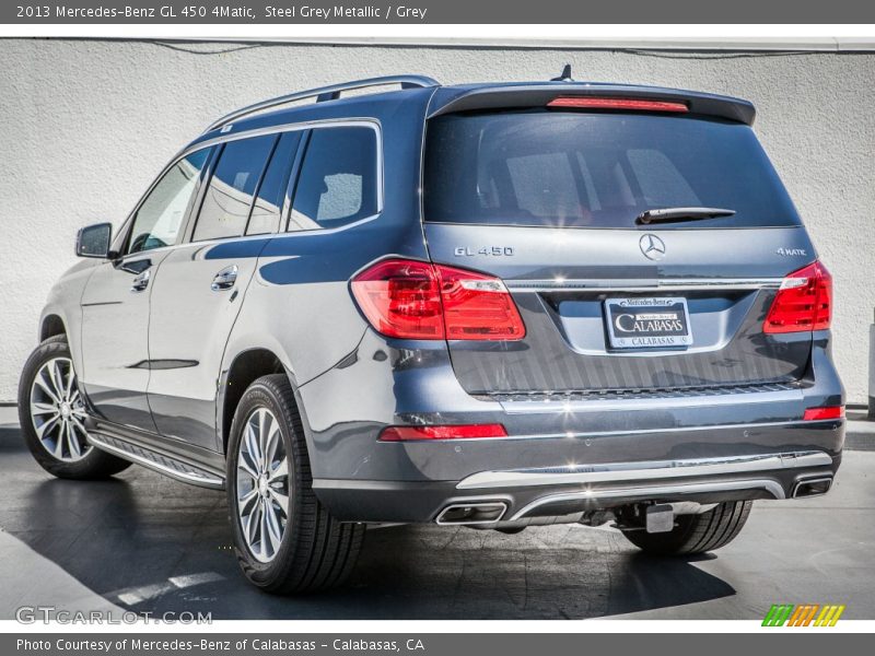 Steel Grey Metallic / Grey 2013 Mercedes-Benz GL 450 4Matic