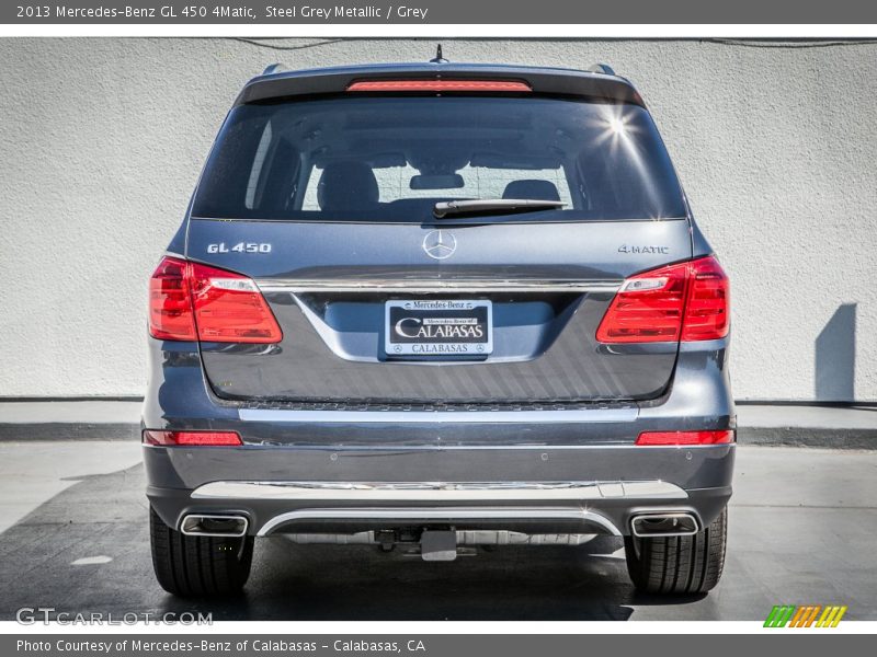 Steel Grey Metallic / Grey 2013 Mercedes-Benz GL 450 4Matic