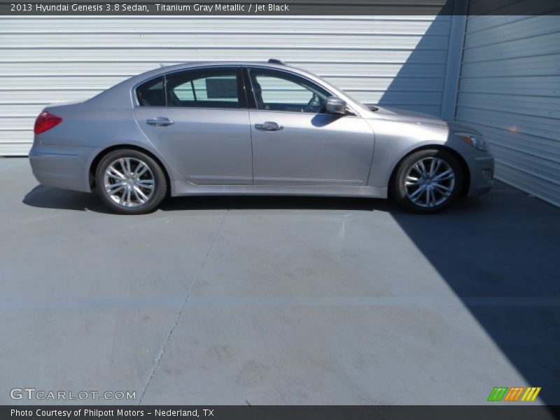 Titanium Gray Metallic / Jet Black 2013 Hyundai Genesis 3.8 Sedan