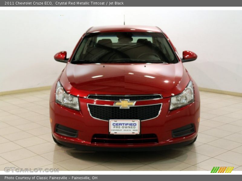Crystal Red Metallic Tintcoat / Jet Black 2011 Chevrolet Cruze ECO