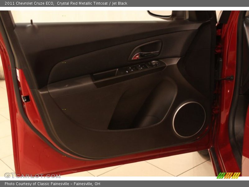 Crystal Red Metallic Tintcoat / Jet Black 2011 Chevrolet Cruze ECO
