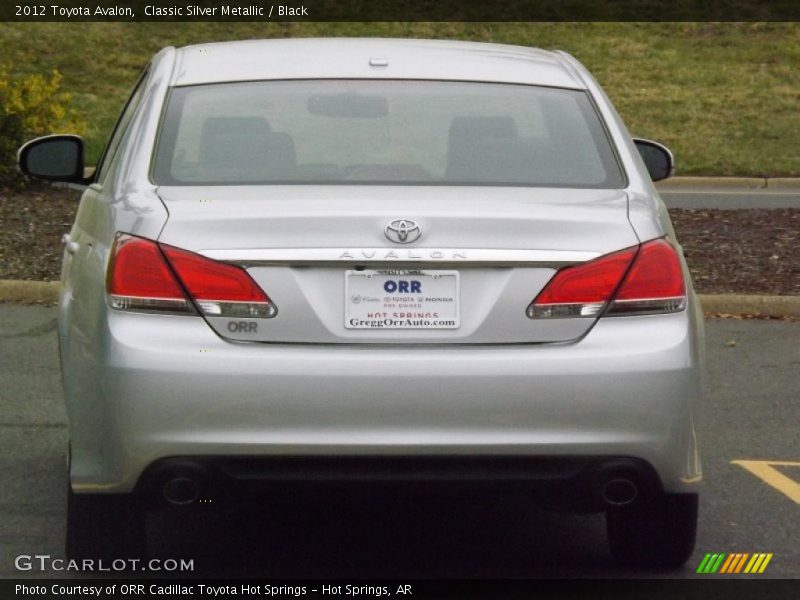 Classic Silver Metallic / Black 2012 Toyota Avalon