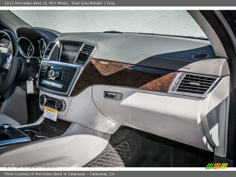 Steel Grey Metallic / Grey 2013 Mercedes-Benz GL 450 4Matic