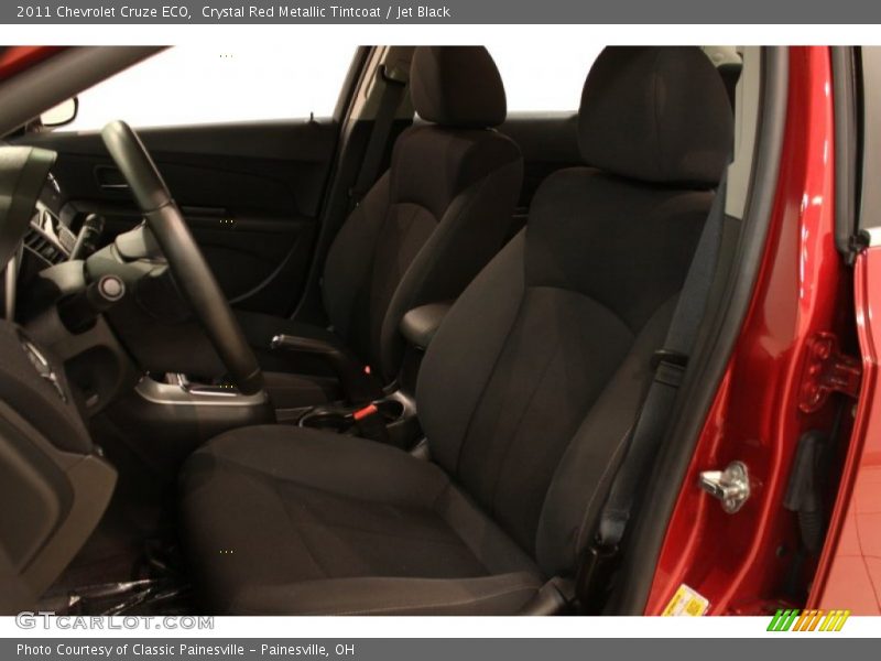 Crystal Red Metallic Tintcoat / Jet Black 2011 Chevrolet Cruze ECO