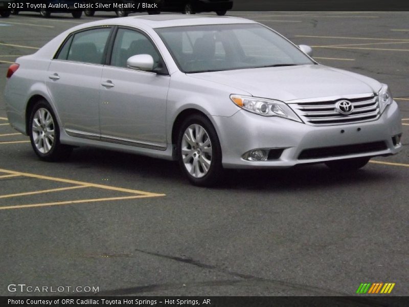 Classic Silver Metallic / Black 2012 Toyota Avalon