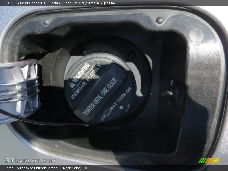 Titanium Gray Metallic / Jet Black 2013 Hyundai Genesis 3.8 Sedan