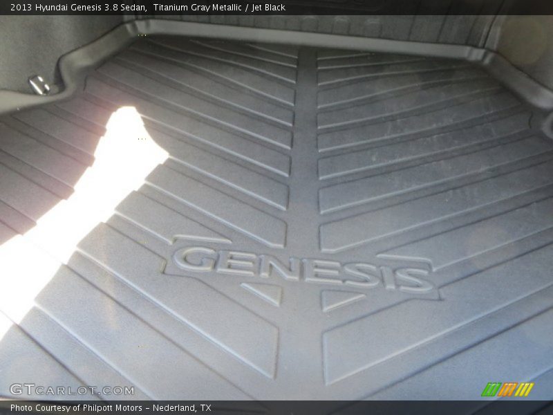 Titanium Gray Metallic / Jet Black 2013 Hyundai Genesis 3.8 Sedan