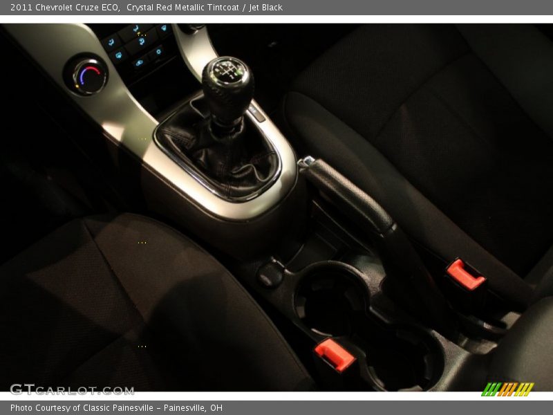 Crystal Red Metallic Tintcoat / Jet Black 2011 Chevrolet Cruze ECO