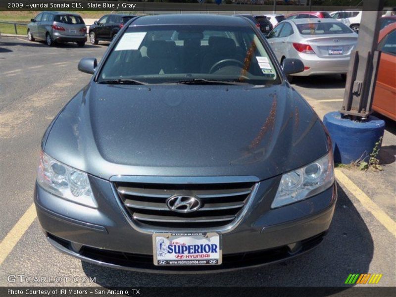 Slate Blue / Gray 2009 Hyundai Sonata GLS