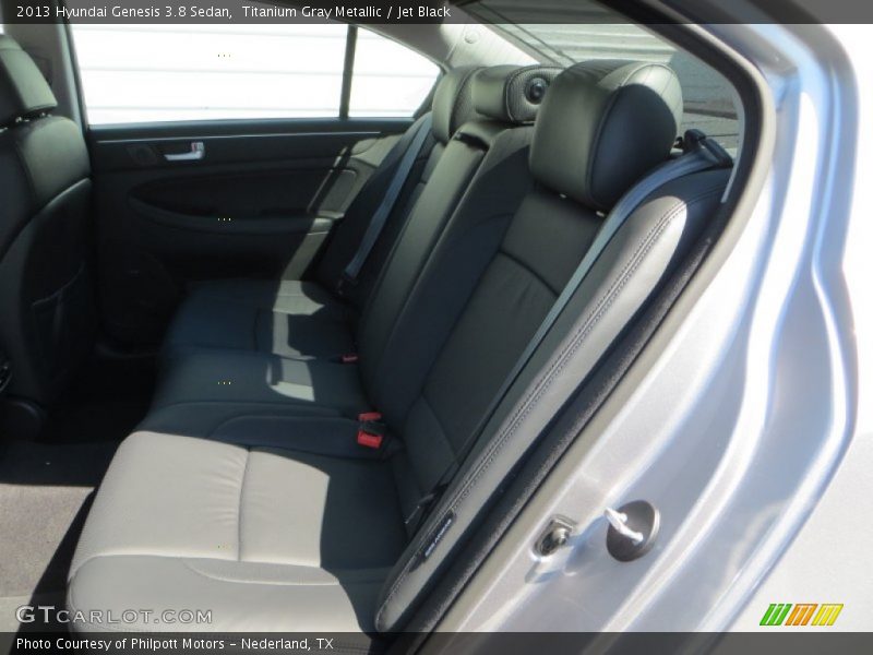 Titanium Gray Metallic / Jet Black 2013 Hyundai Genesis 3.8 Sedan