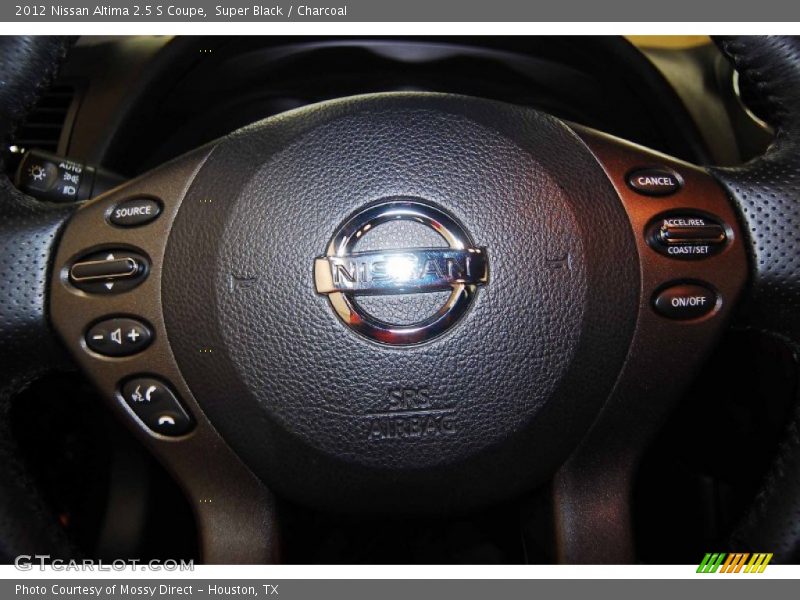 Super Black / Charcoal 2012 Nissan Altima 2.5 S Coupe