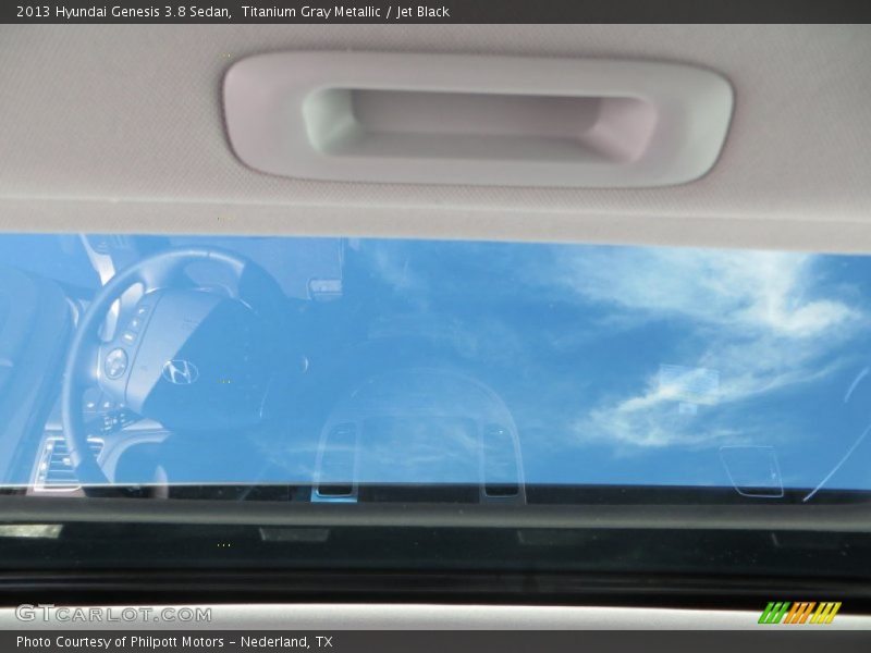 Titanium Gray Metallic / Jet Black 2013 Hyundai Genesis 3.8 Sedan
