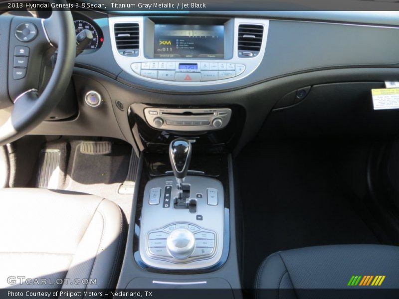 Titanium Gray Metallic / Jet Black 2013 Hyundai Genesis 3.8 Sedan
