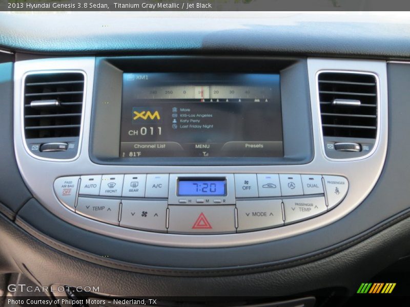 Titanium Gray Metallic / Jet Black 2013 Hyundai Genesis 3.8 Sedan