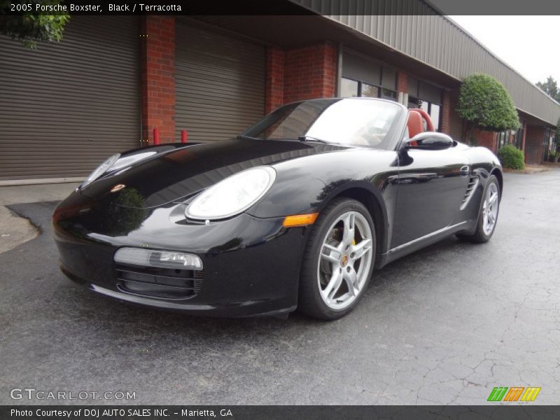 Black / Terracotta 2005 Porsche Boxster