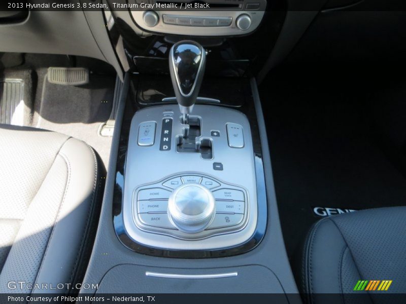 Titanium Gray Metallic / Jet Black 2013 Hyundai Genesis 3.8 Sedan