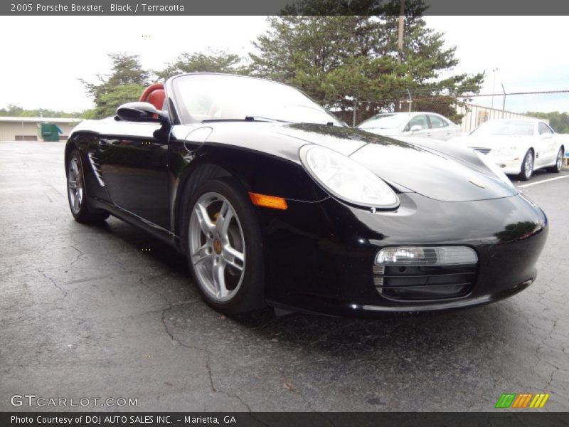 Black / Terracotta 2005 Porsche Boxster