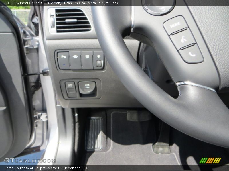 Titanium Gray Metallic / Jet Black 2013 Hyundai Genesis 3.8 Sedan