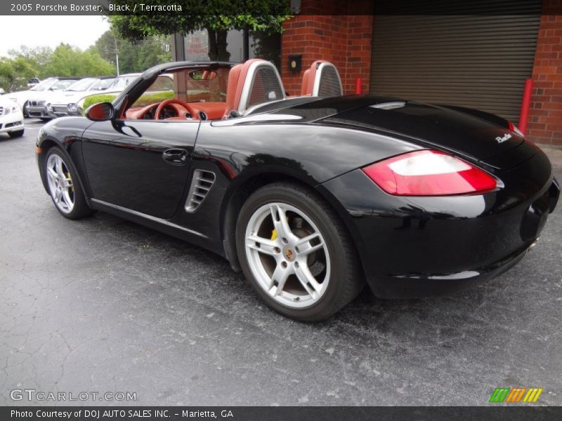 Black / Terracotta 2005 Porsche Boxster