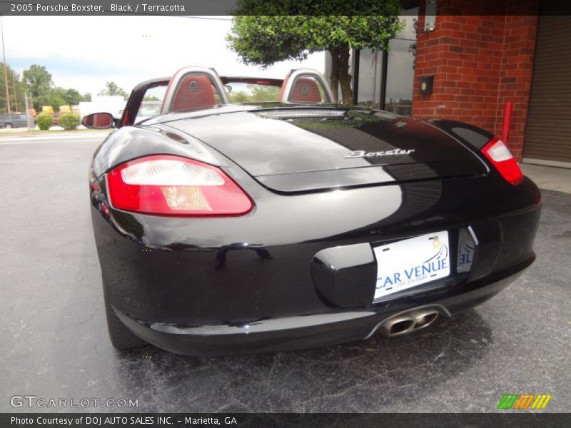 Black / Terracotta 2005 Porsche Boxster