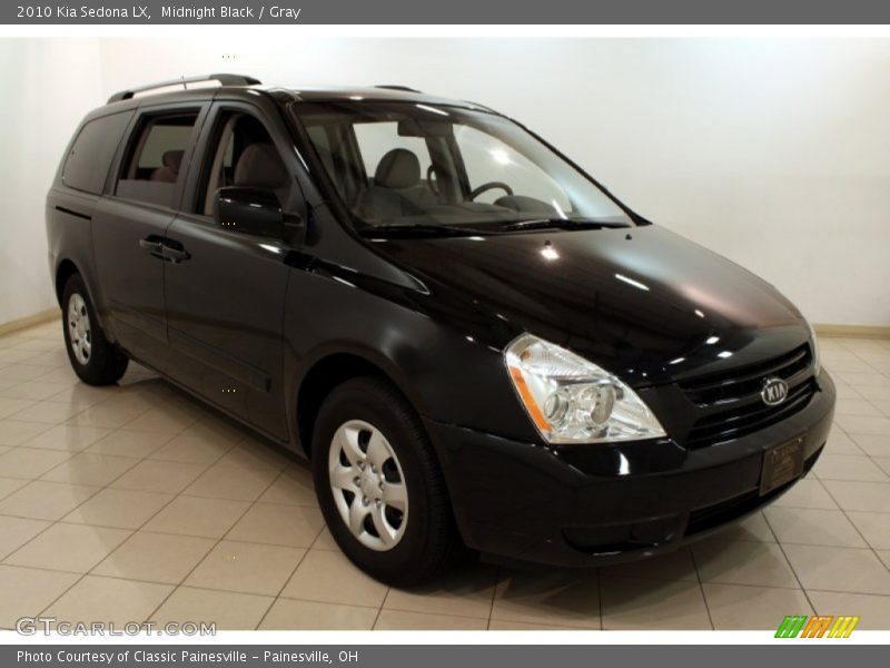 Midnight Black / Gray 2010 Kia Sedona LX