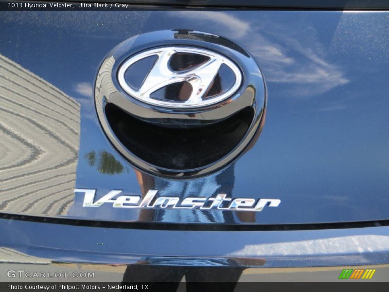 Ultra Black / Gray 2013 Hyundai Veloster