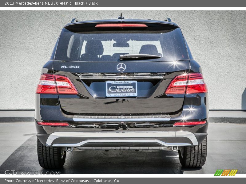 Black / Black 2013 Mercedes-Benz ML 350 4Matic