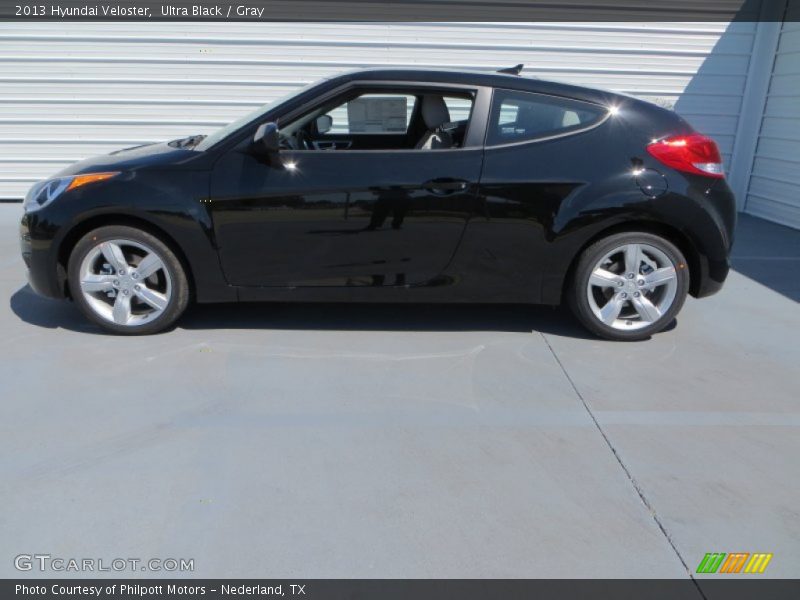 Ultra Black / Gray 2013 Hyundai Veloster