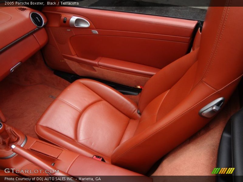 Front Seat of 2005 Boxster 