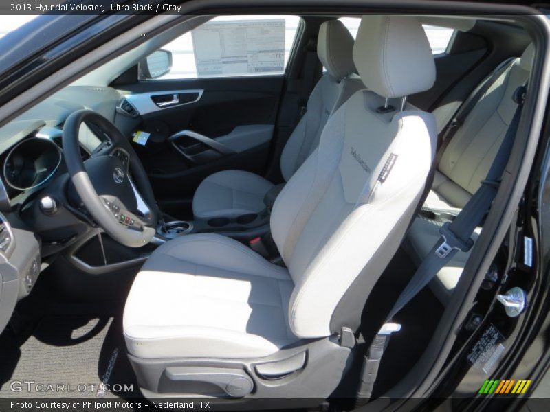 Ultra Black / Gray 2013 Hyundai Veloster