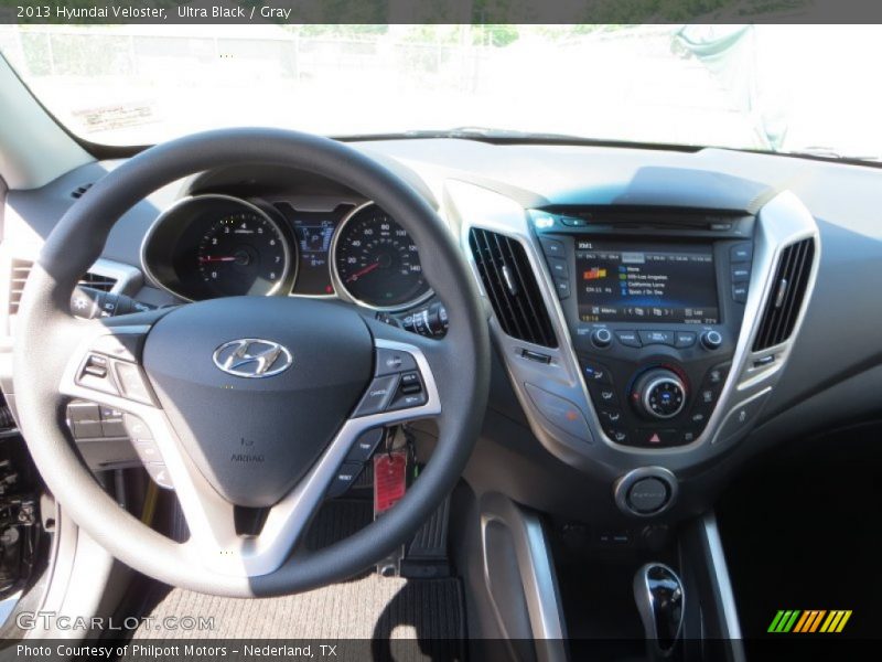 Ultra Black / Gray 2013 Hyundai Veloster