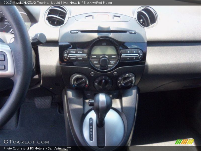 Liquid Silver Metallic / Black w/Red Piping 2012 Mazda MAZDA2 Touring