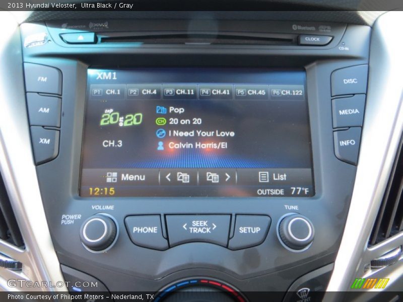 Ultra Black / Gray 2013 Hyundai Veloster