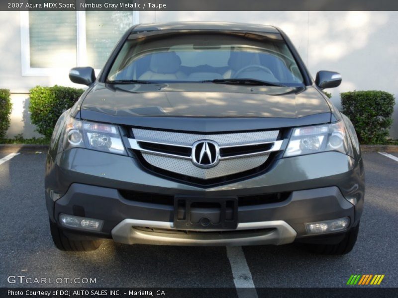 Nimbus Gray Metallic / Taupe 2007 Acura MDX Sport