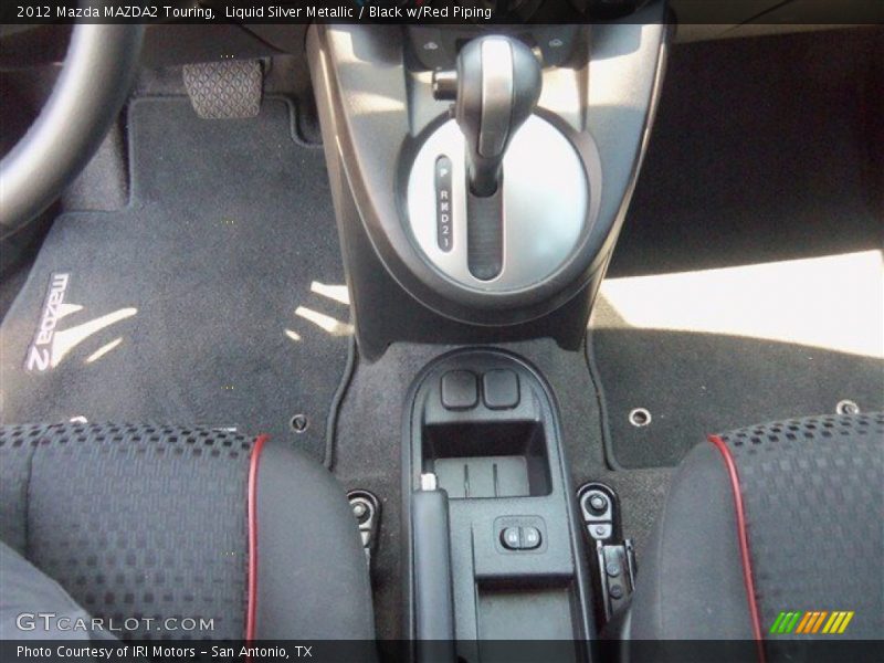 Liquid Silver Metallic / Black w/Red Piping 2012 Mazda MAZDA2 Touring
