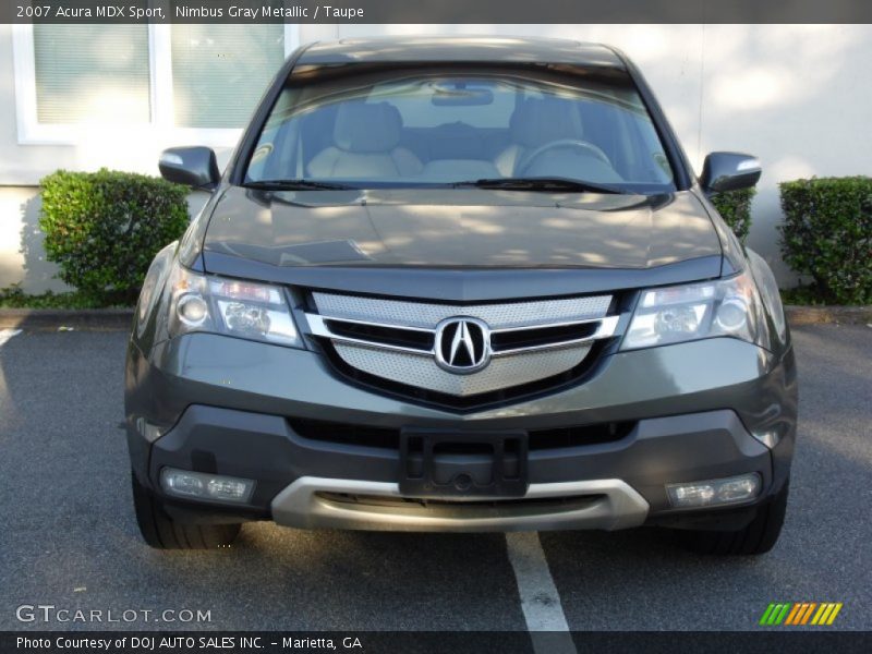 Nimbus Gray Metallic / Taupe 2007 Acura MDX Sport