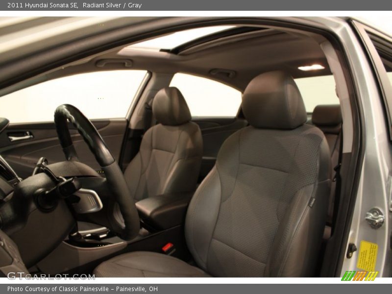 Radiant Silver / Gray 2011 Hyundai Sonata SE