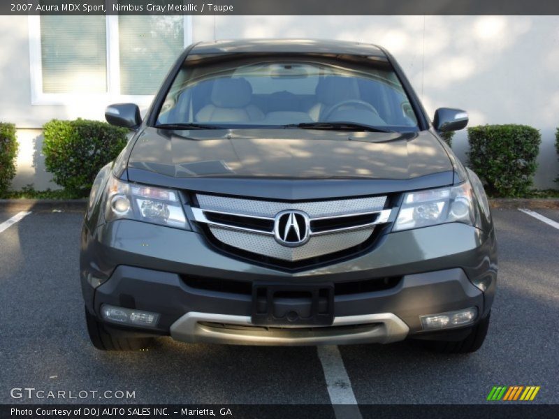 Nimbus Gray Metallic / Taupe 2007 Acura MDX Sport