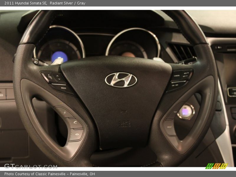 Radiant Silver / Gray 2011 Hyundai Sonata SE