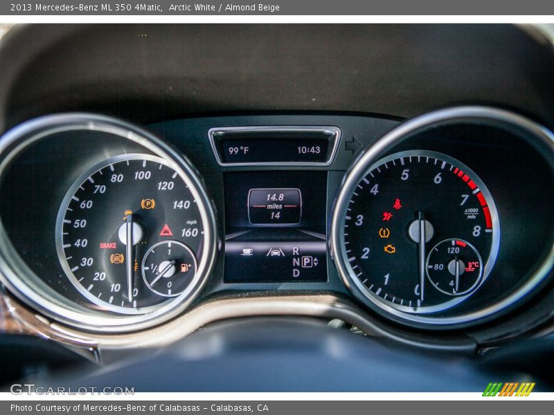 Arctic White / Almond Beige 2013 Mercedes-Benz ML 350 4Matic