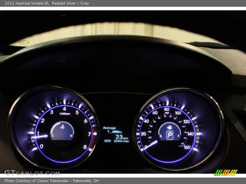 Radiant Silver / Gray 2011 Hyundai Sonata SE