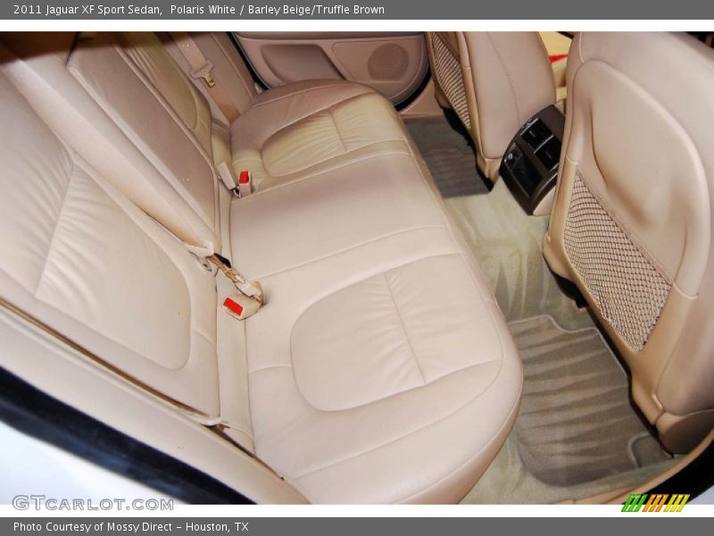 Polaris White / Barley Beige/Truffle Brown 2011 Jaguar XF Sport Sedan