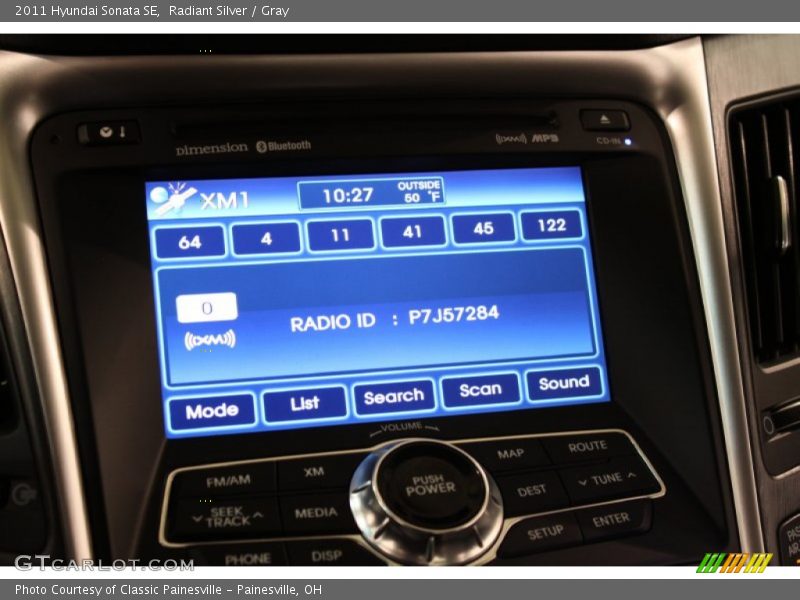 Radiant Silver / Gray 2011 Hyundai Sonata SE