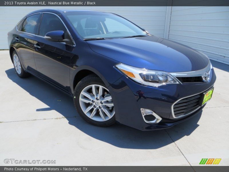 Nautical Blue Metallic / Black 2013 Toyota Avalon XLE