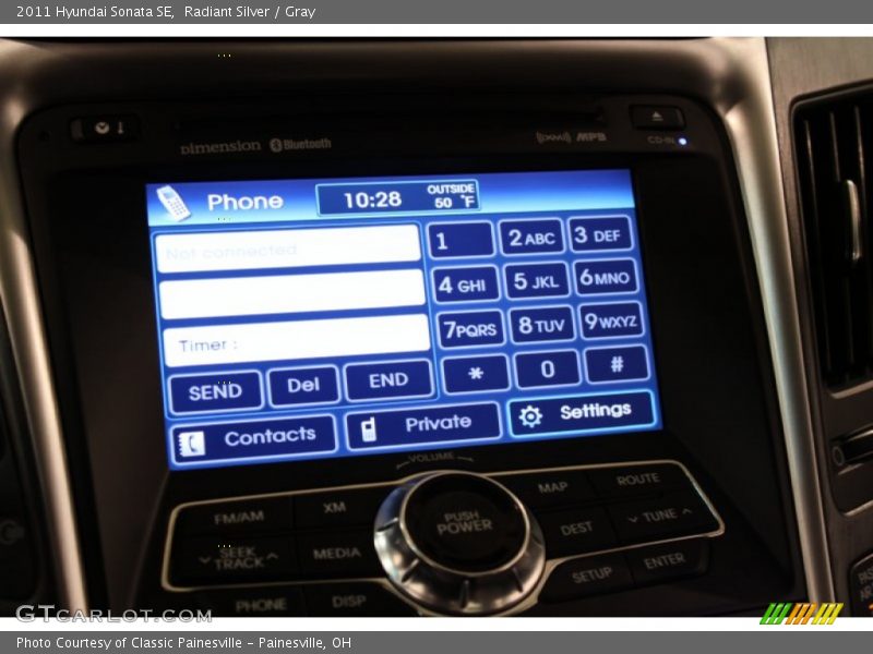 Radiant Silver / Gray 2011 Hyundai Sonata SE